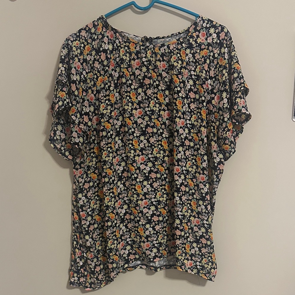 Floral Print Women's Top